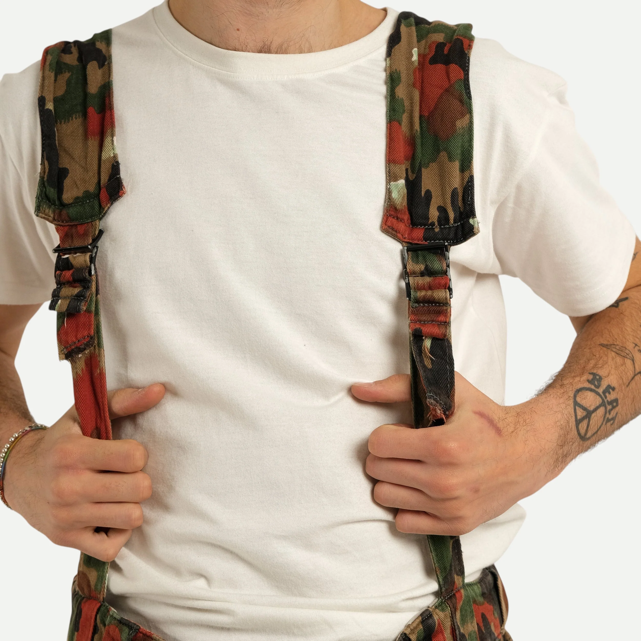 70s SWISS ARMY ALPENFLAGE M70 CAMO PANTS - Image 2
