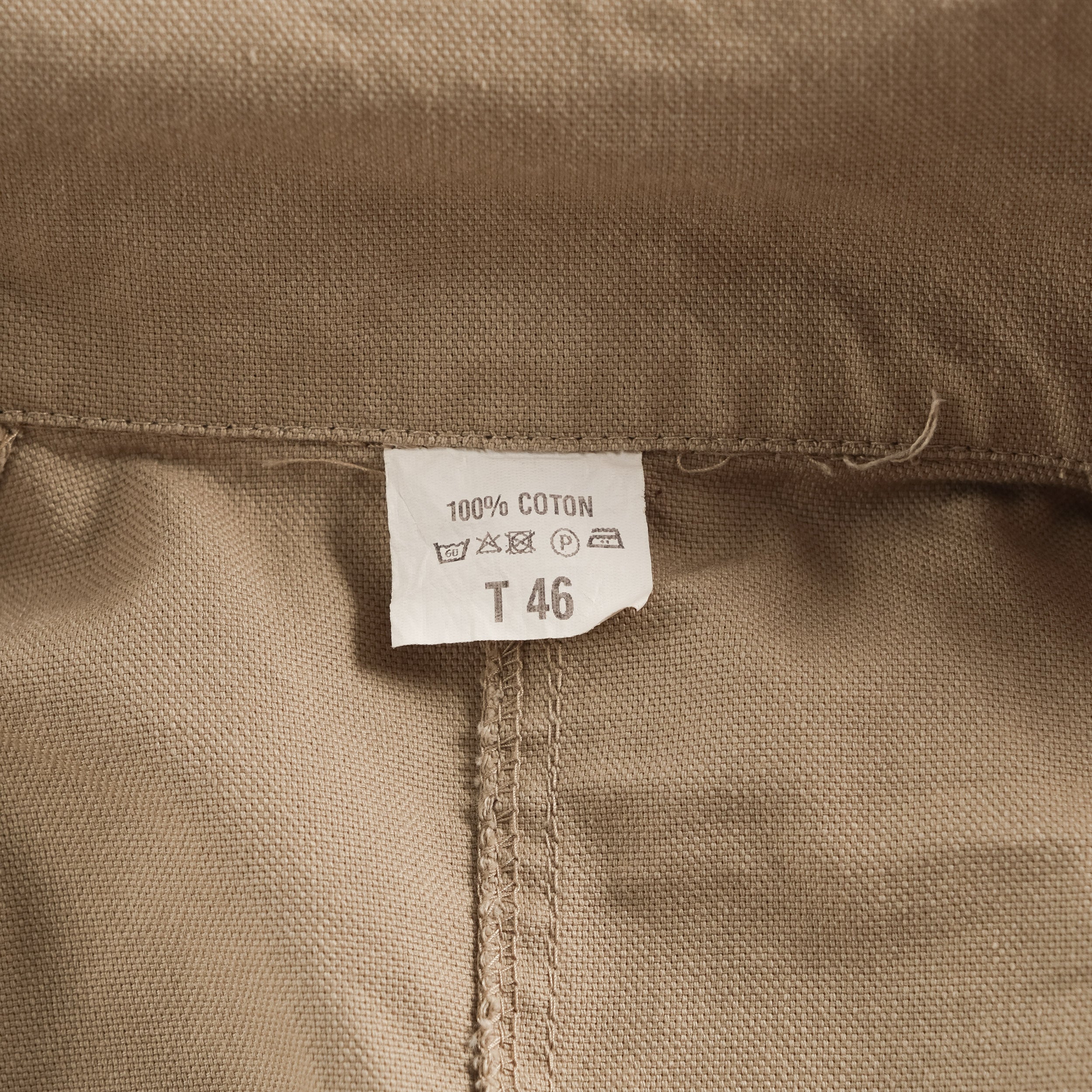 BEIGE FRENCH CHORE JACKET - Image 4