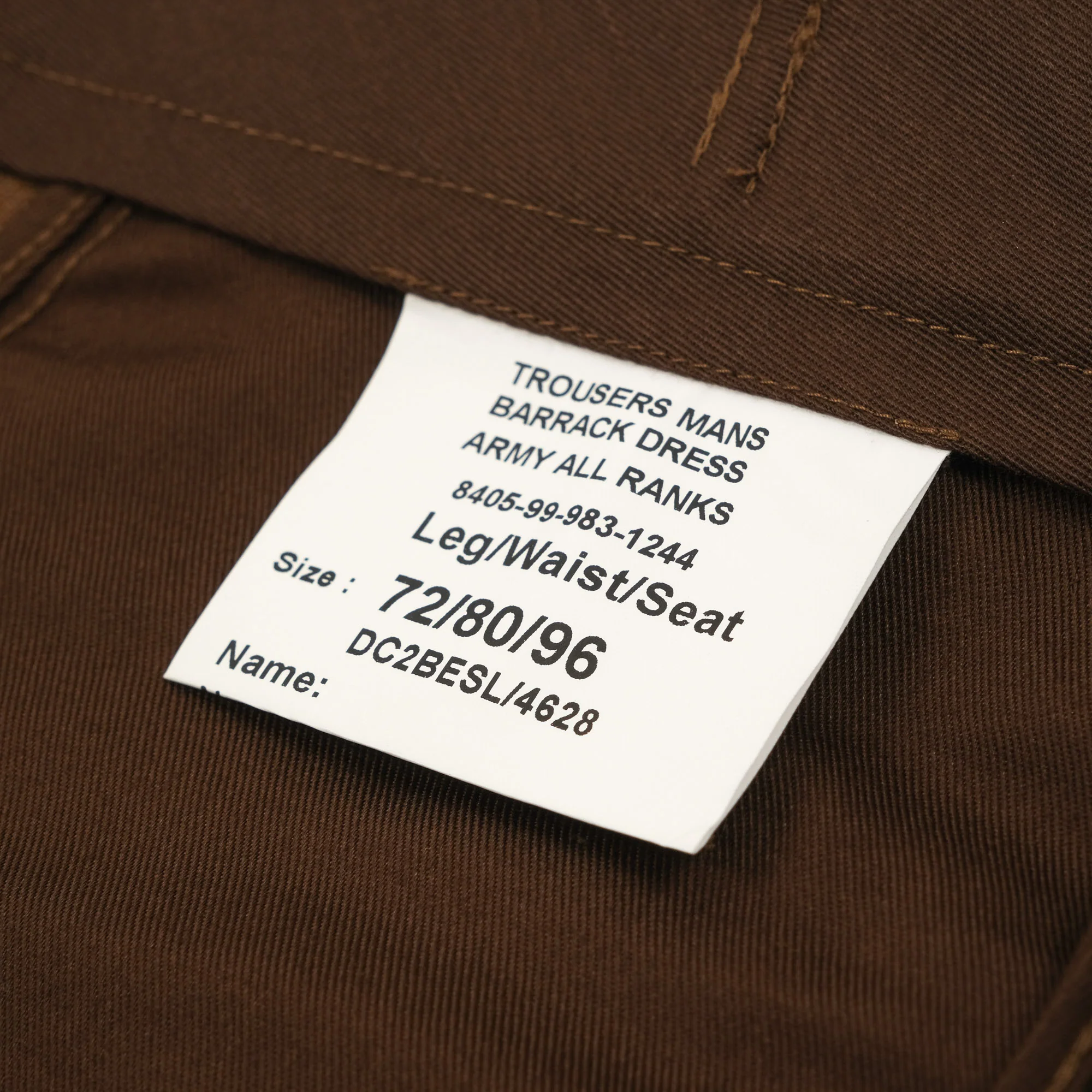 BROWN RAF TAILOR PANTS - Image 6