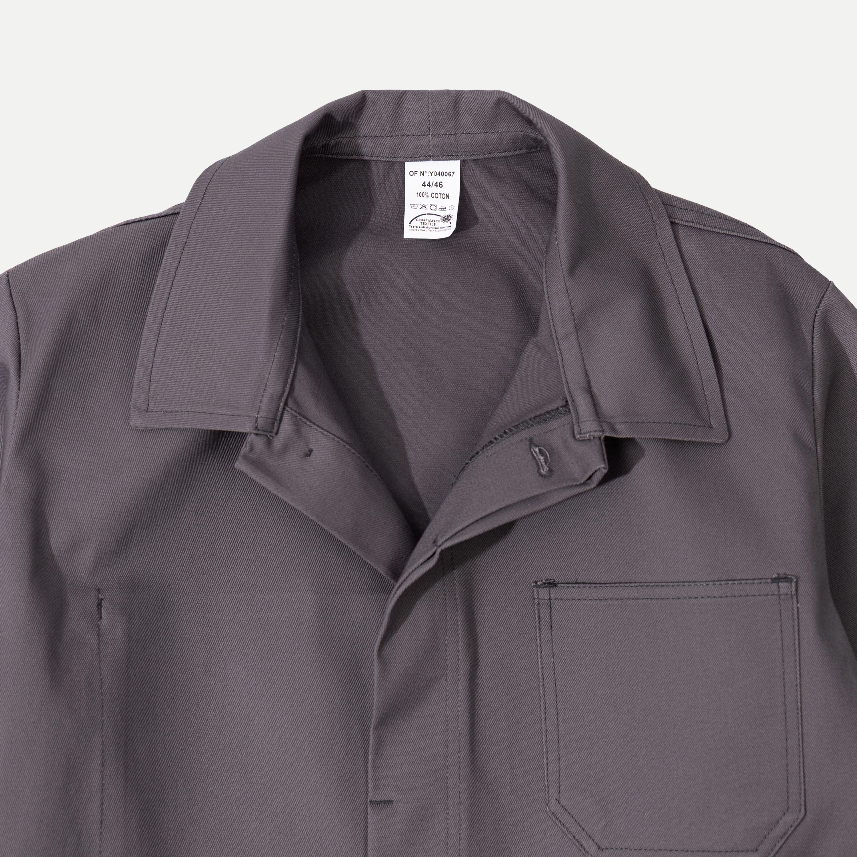 FRENCH CHORE JACKET - GREY - Image 5