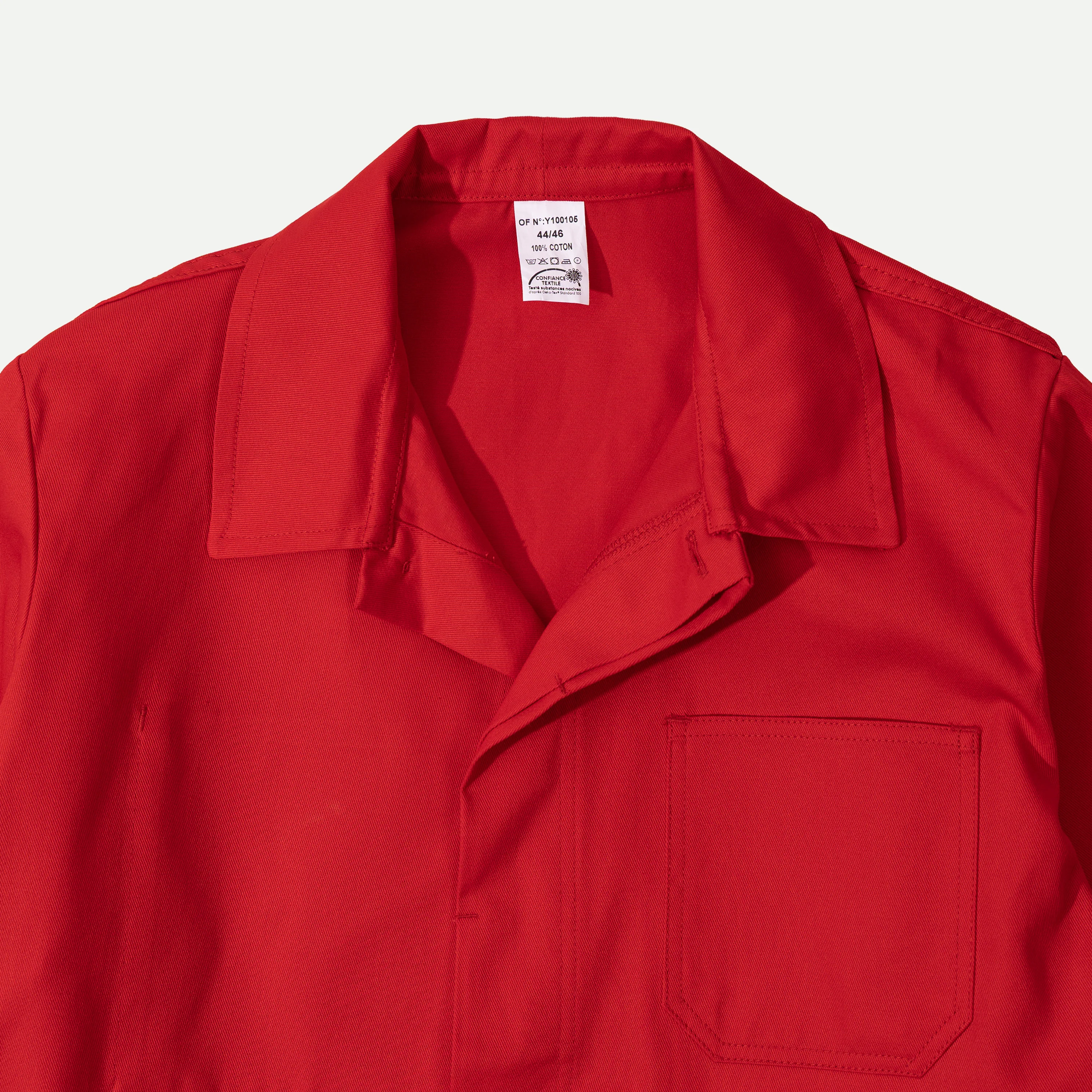 FRENCH CHORE JACKET - RED - Image 5