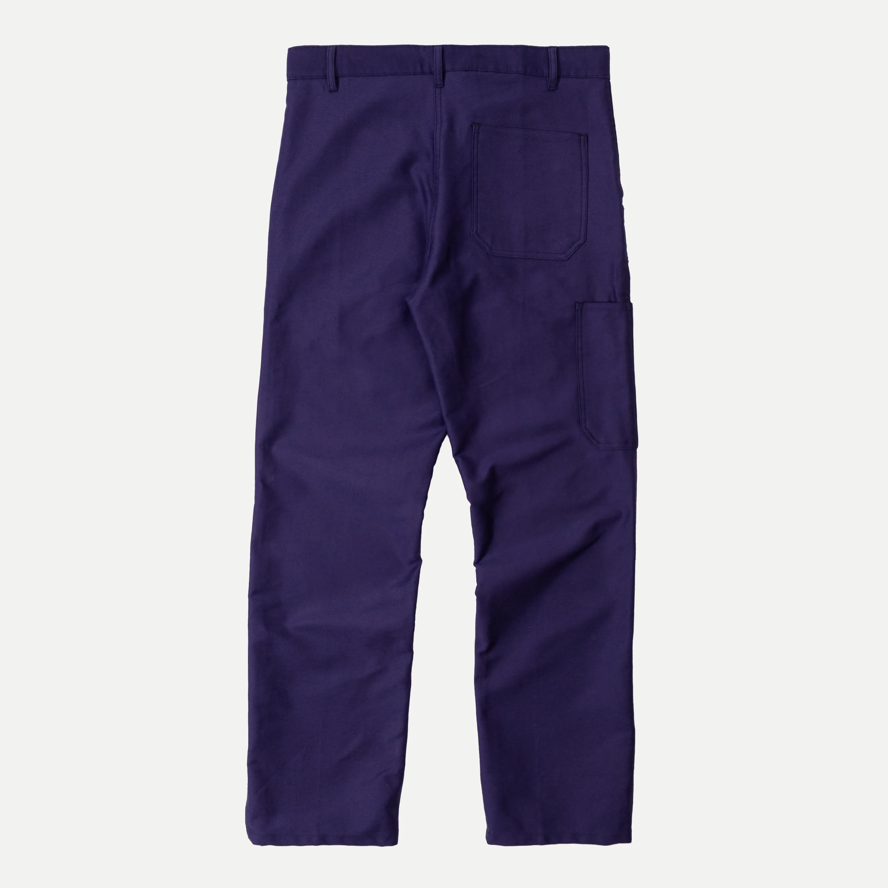 FRENCH MOLESKIN WORK PANTS - NAVY - Image 8