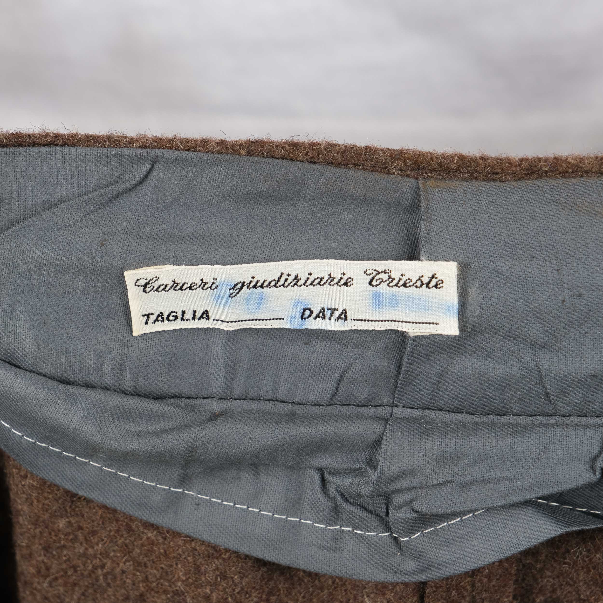 ITALIAN WOOL PRISON WORK PANTS - Image 6