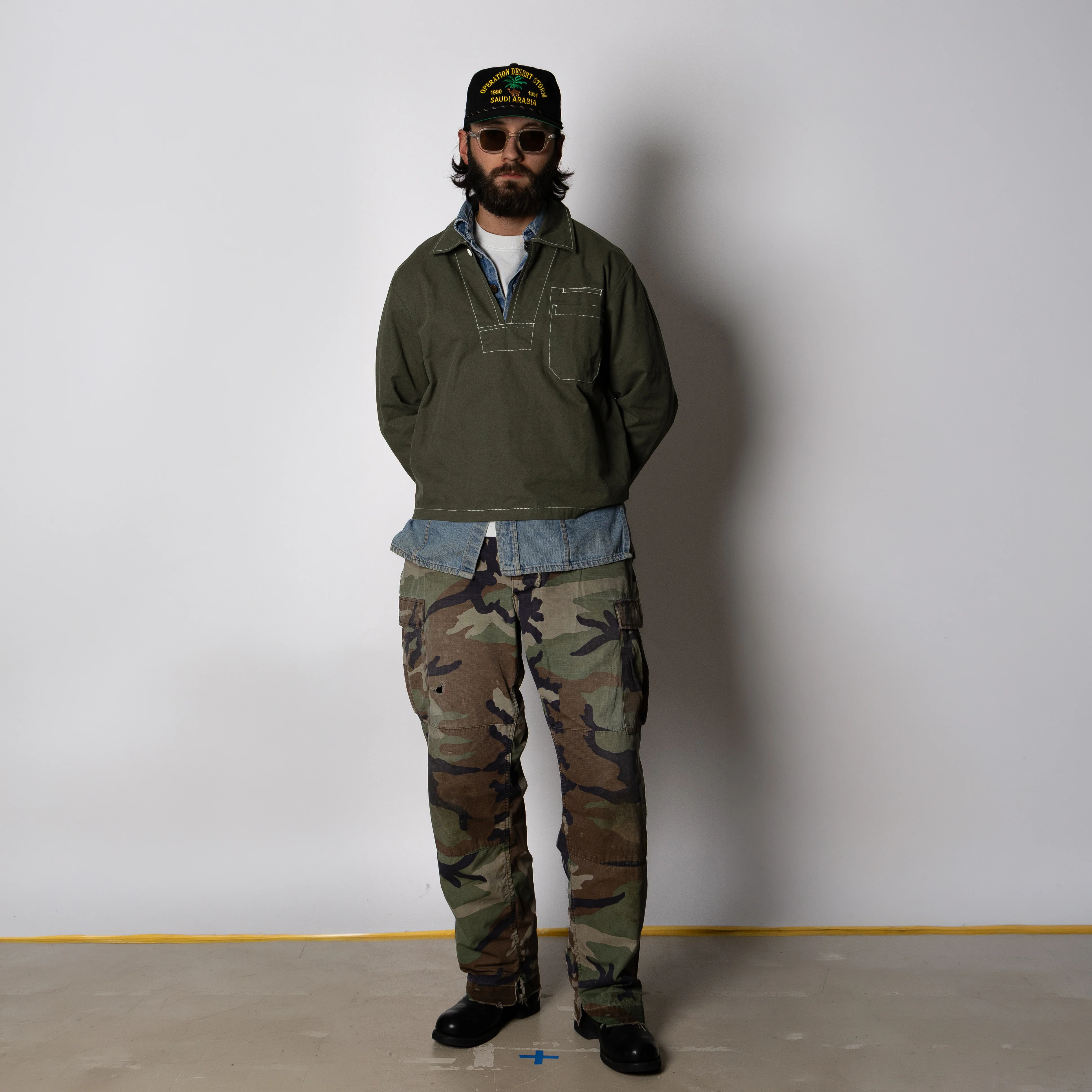 UNIVERSAL SAILOR WORK SHIRT - GREEN - Image 3