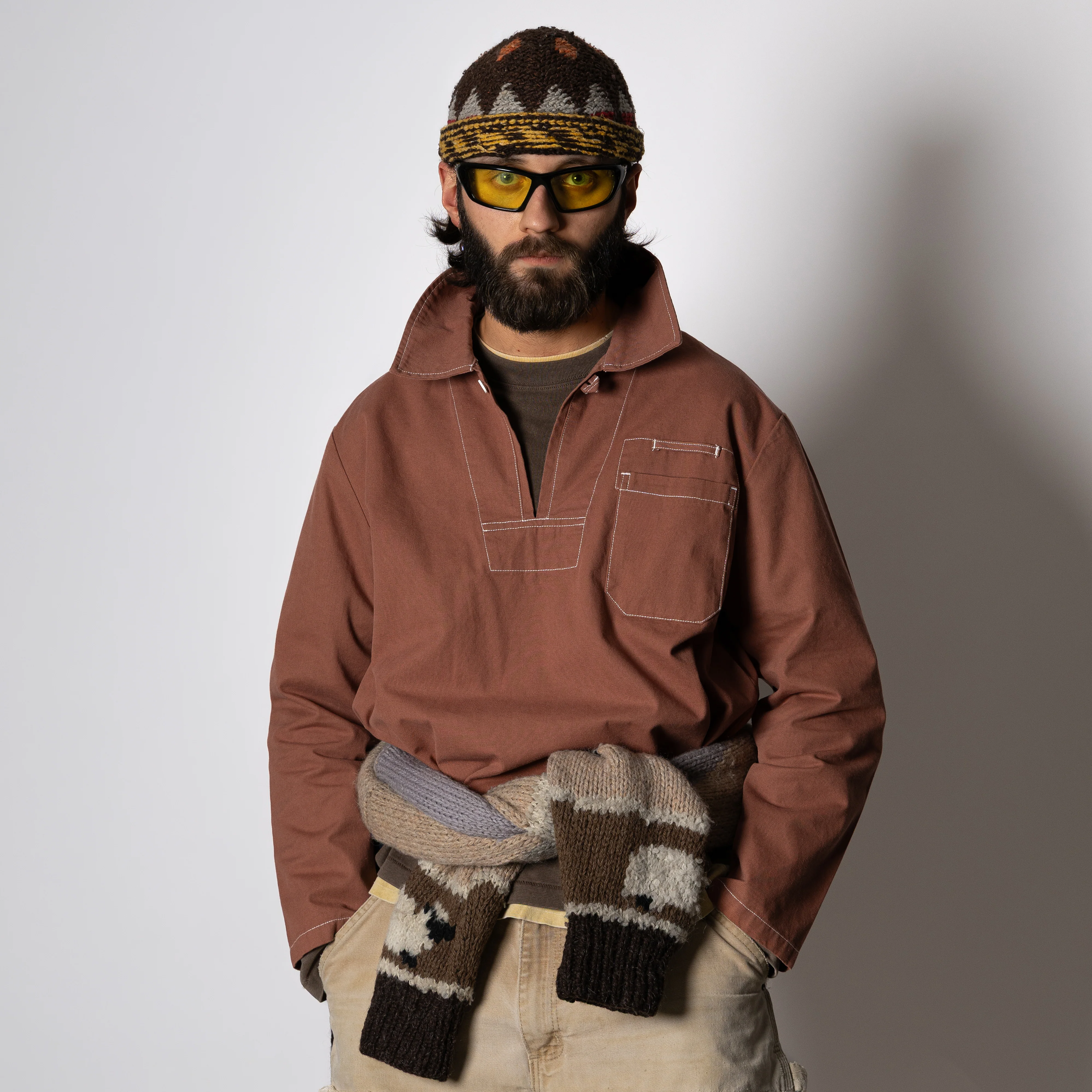UNIVERSAL SAILOR WORK SHIRT - RED - Image 3