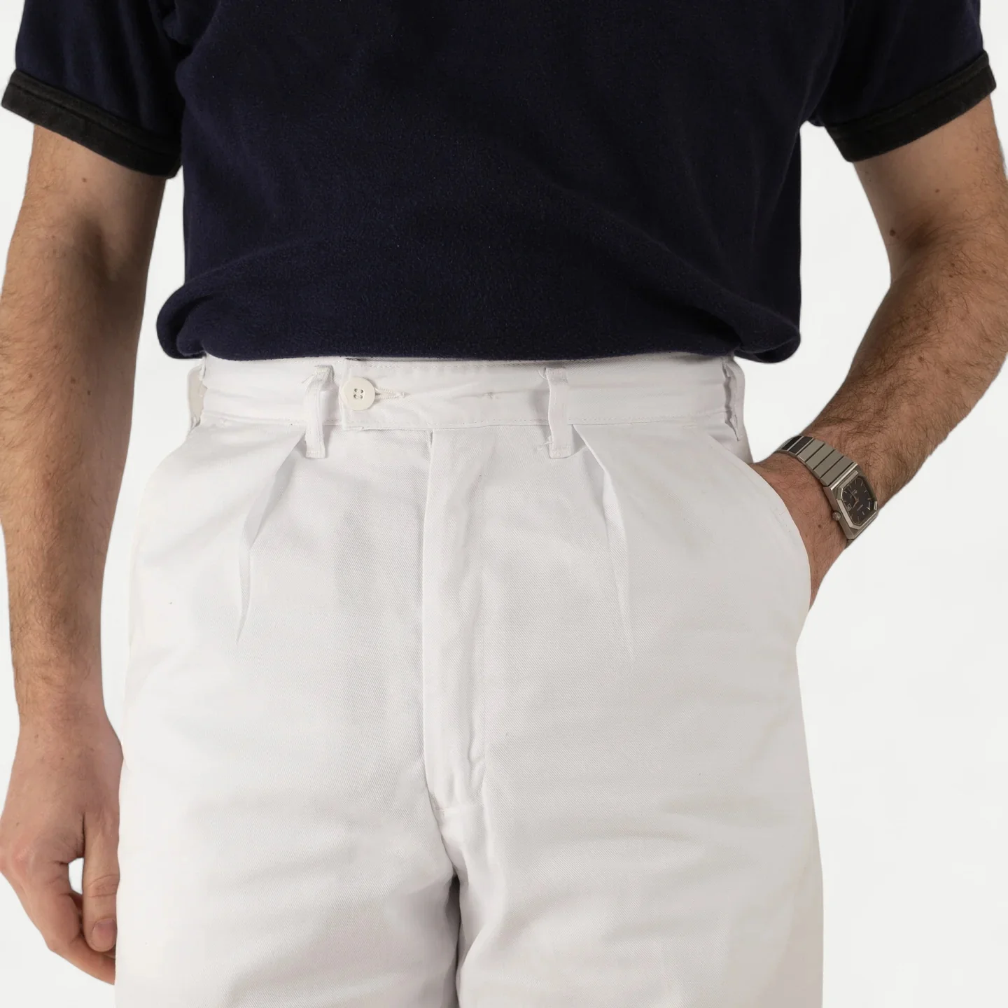 SWEDISH WHITE TAILOR PANTS - Image 2