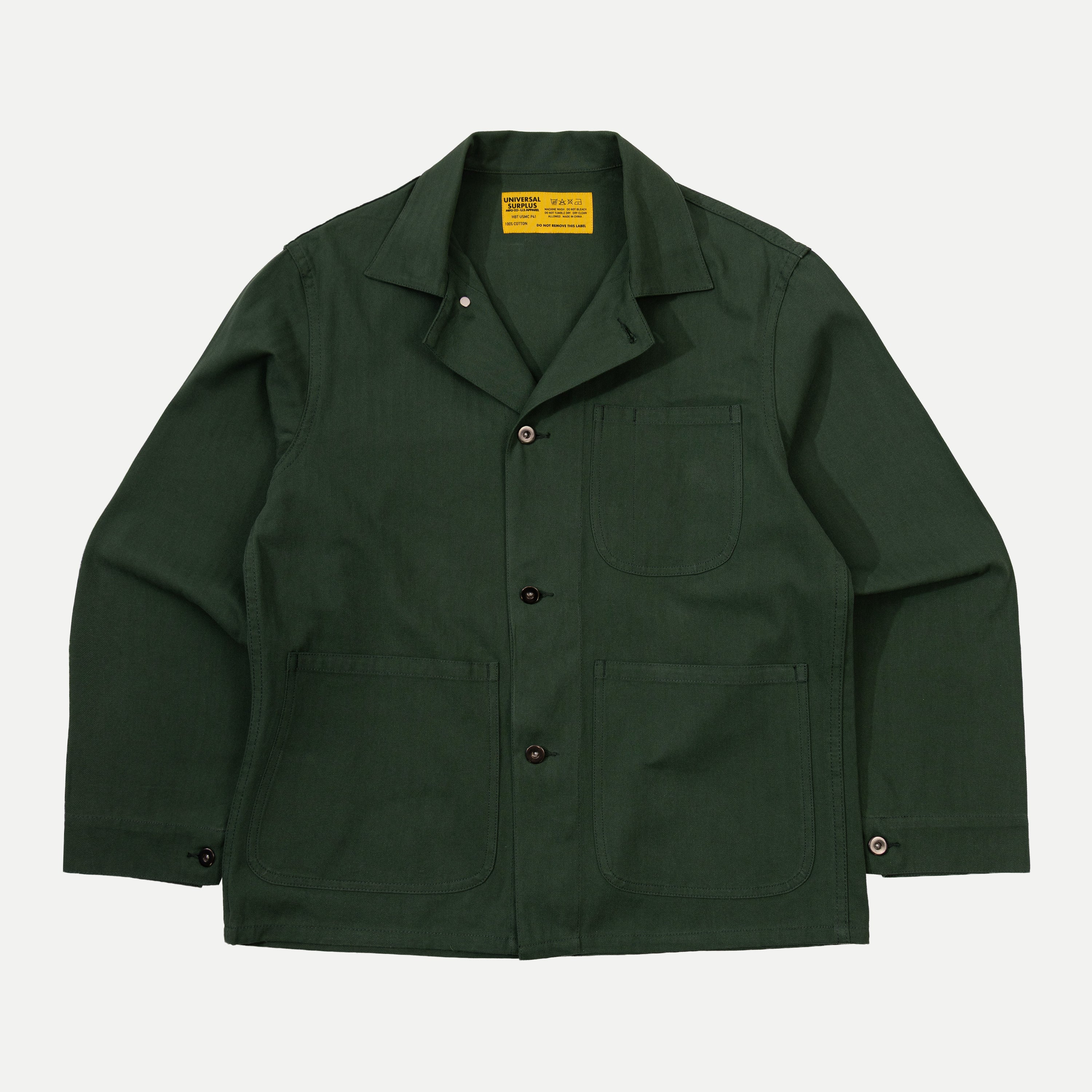 UNIVERSAL AMERICAN WORK JACKET - FOREST GREEN