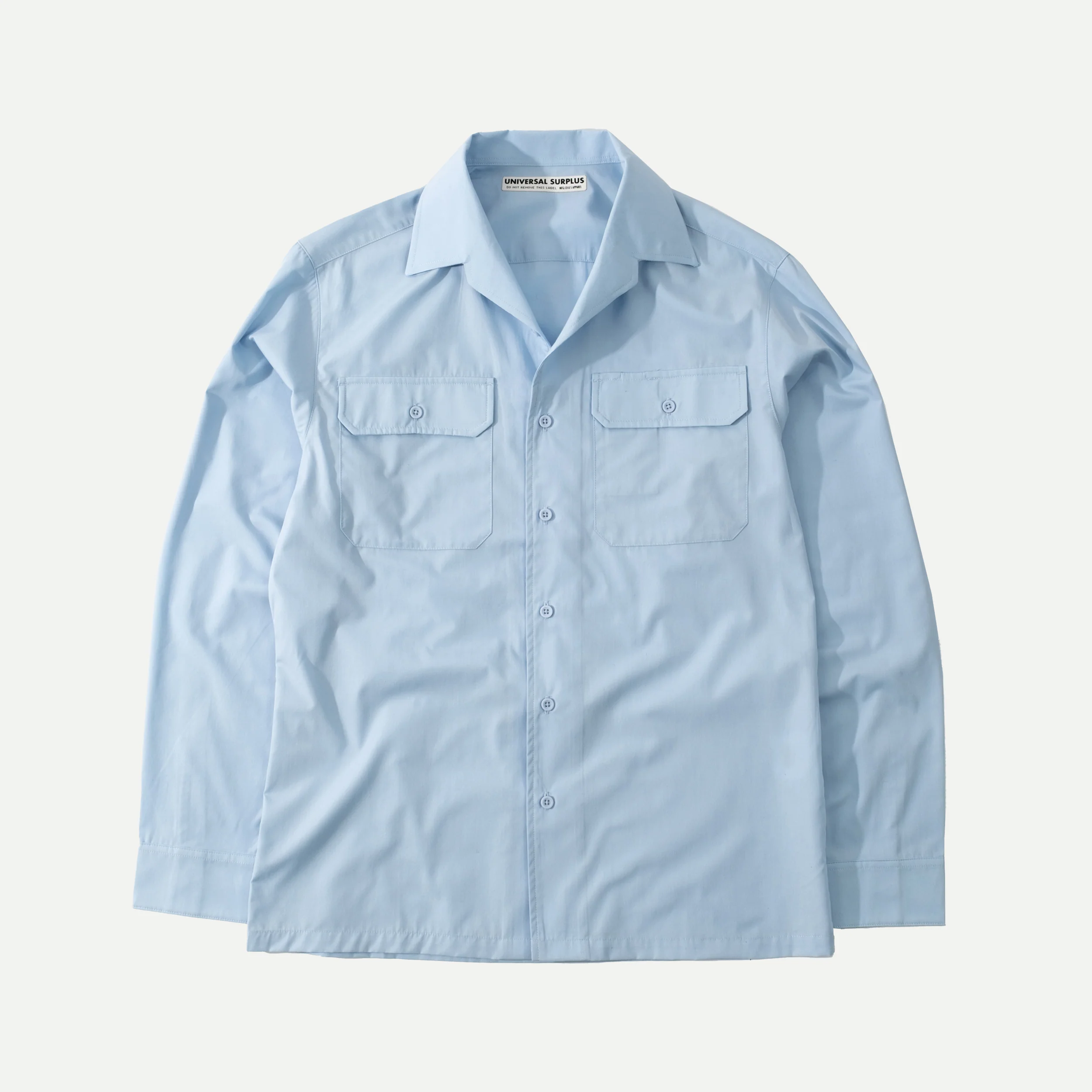 UNIVERSAL CAMP COLLAR SHIRT - LIGHT BLUE