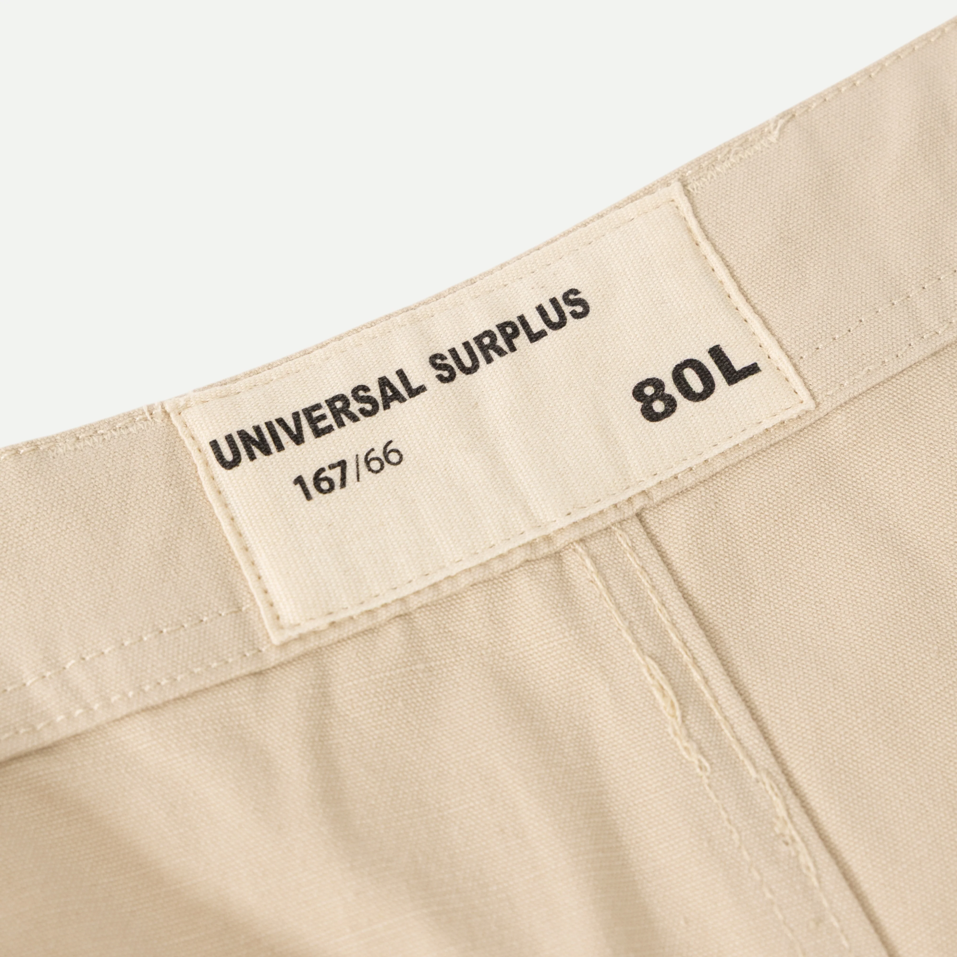 UNIVERSAL FRENCH ARMY WORK PANTS - NATURAL - Image 8