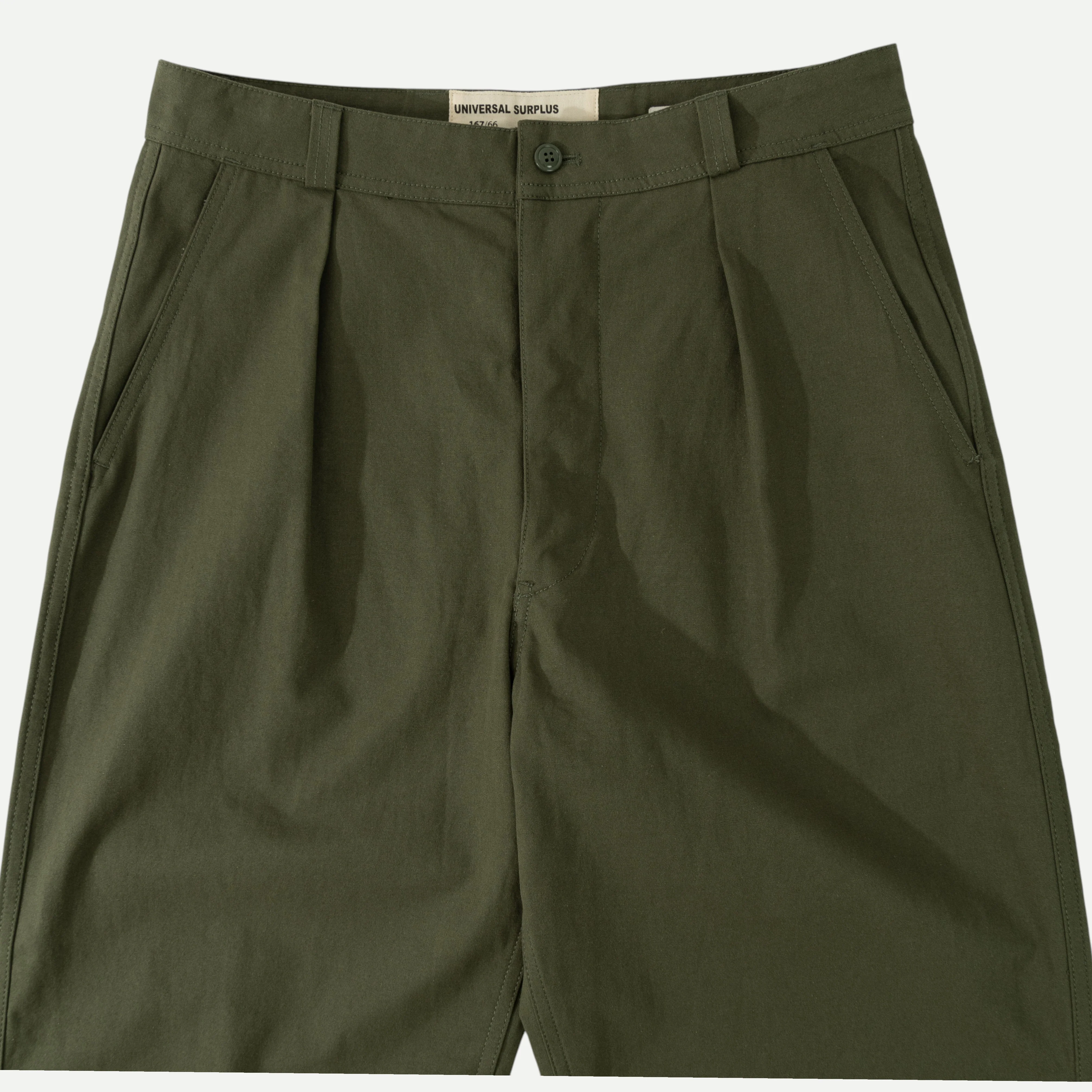 UNIVERSAL FRENCH ARMY WORK PANTS - OLIVE GREEN - Image 7