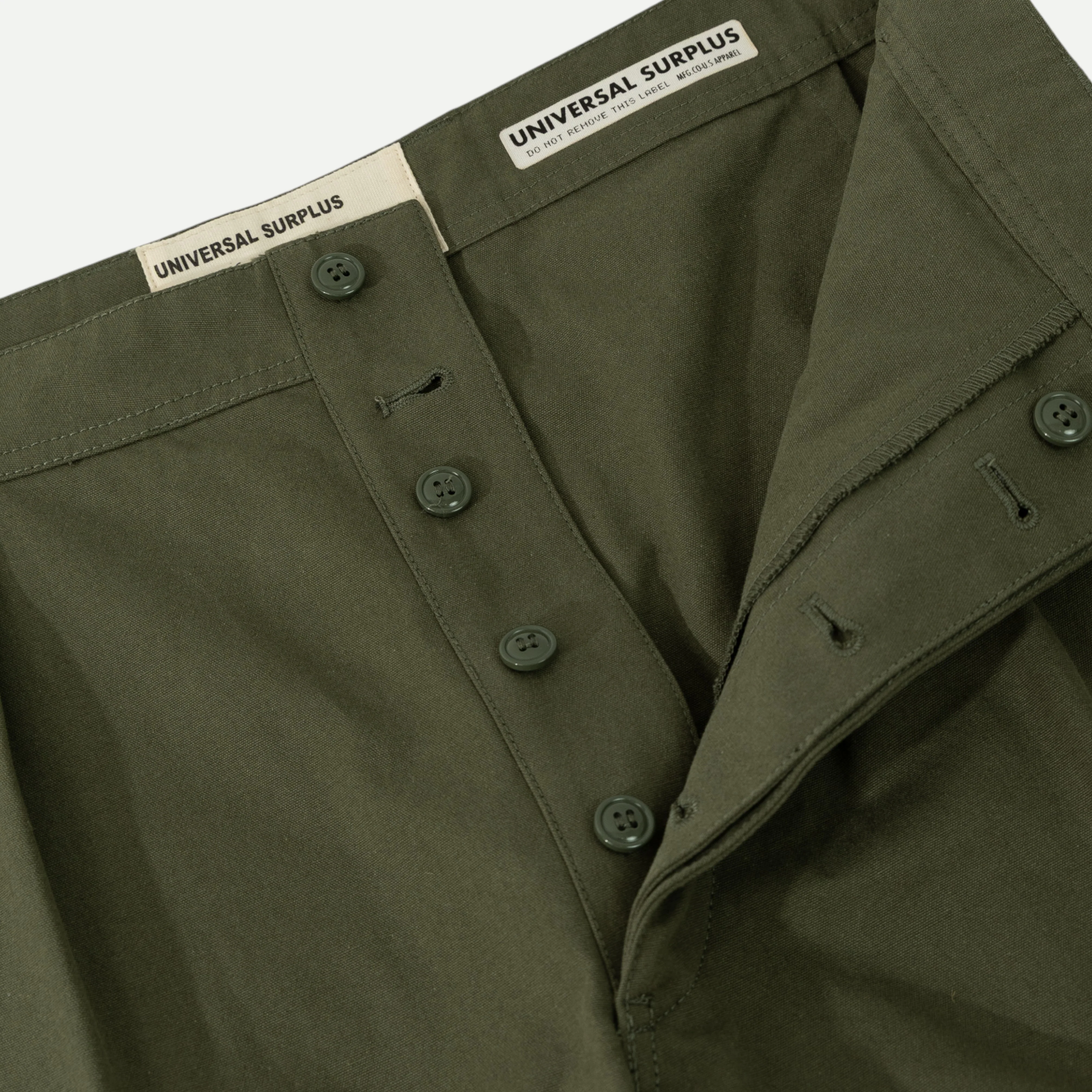 UNIVERSAL FRENCH ARMY WORK PANTS - OLIVE GREEN - Image 8