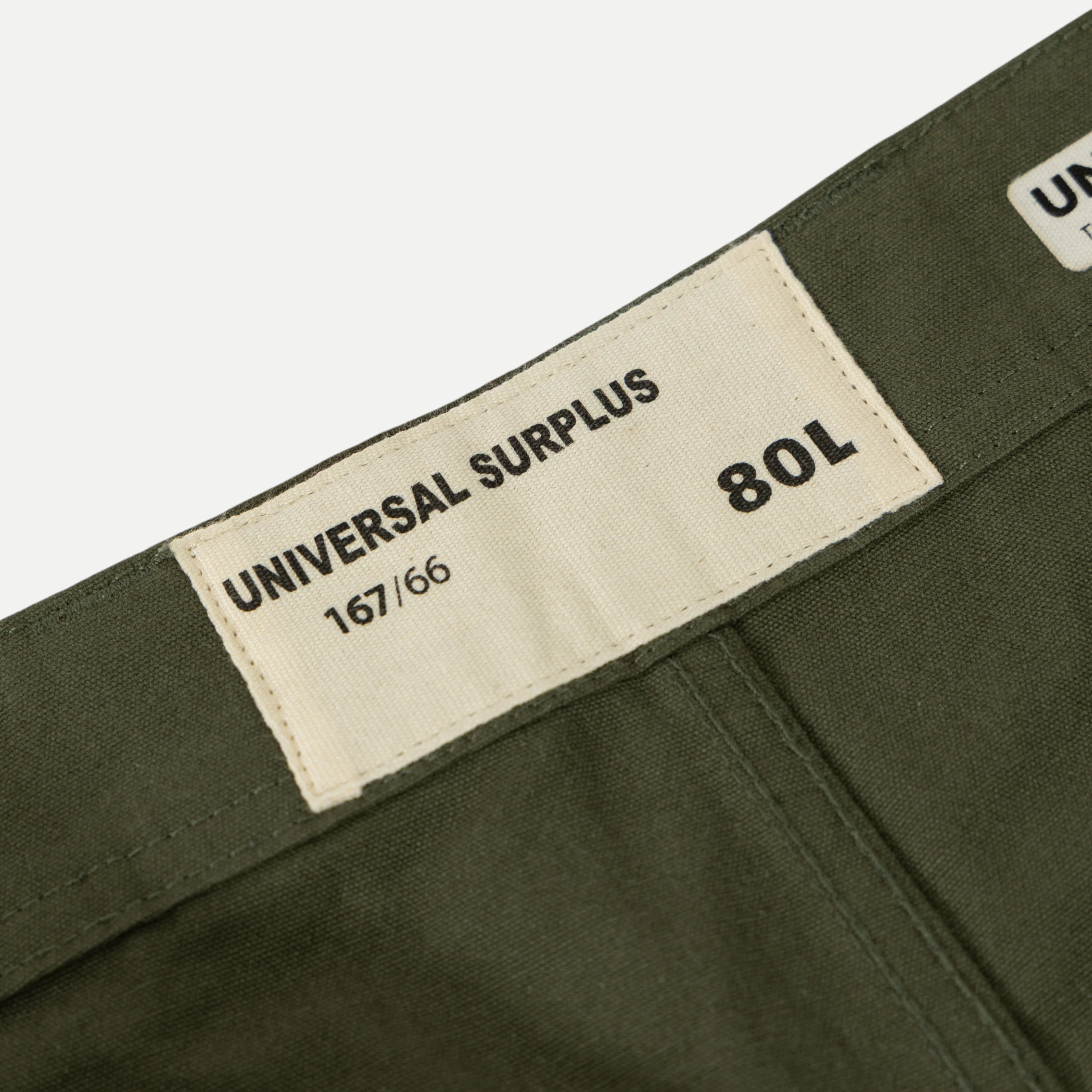 UNIVERSAL FRENCH ARMY WORK PANTS - OLIVE GREEN - Image 9