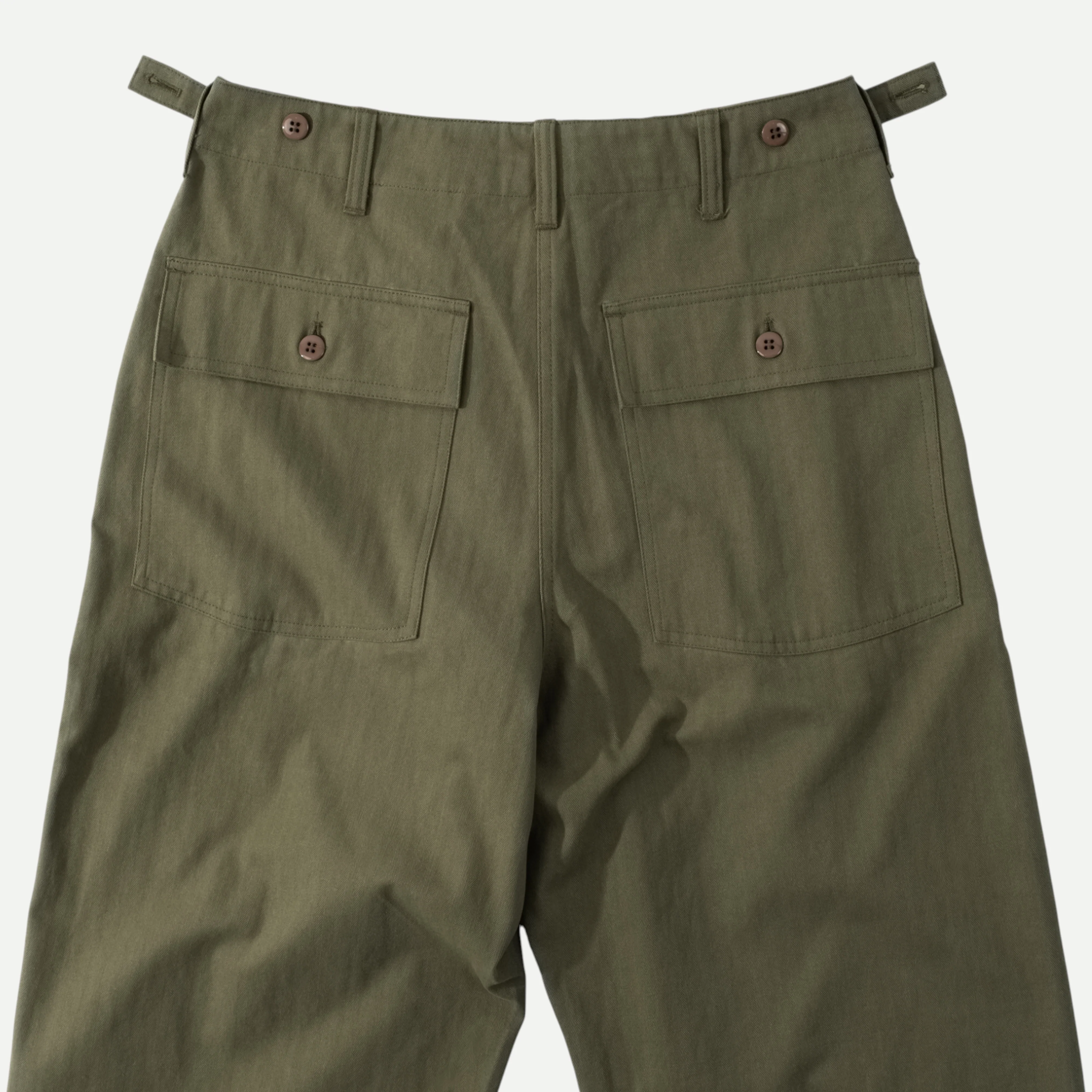 UNIVERSAL HBT FATIGUE PANTS - OLIVE GREEN - Image 7