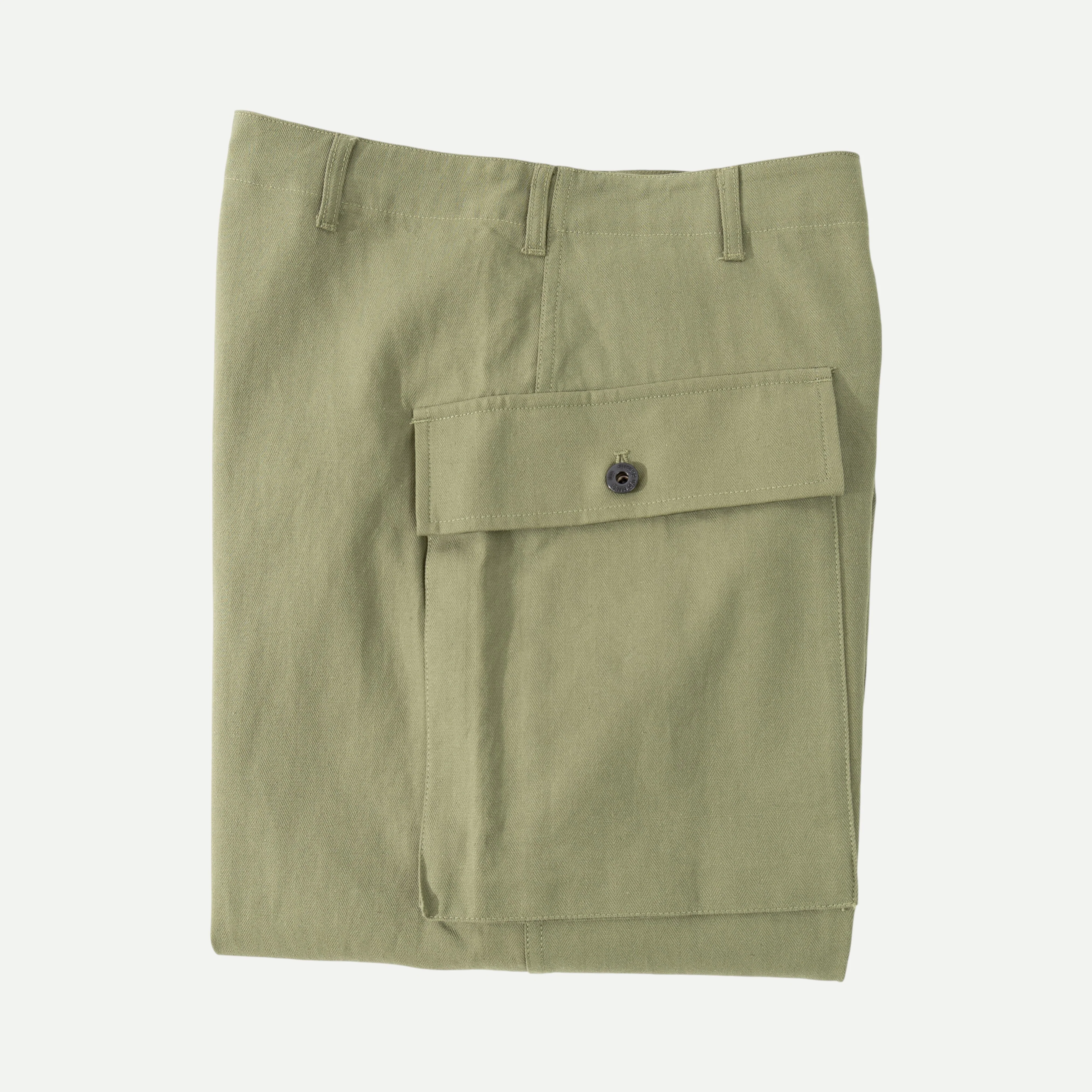 UNIVERSAL HBT P-43 CARGO PANTS - LIGHT GREEN - Image 4