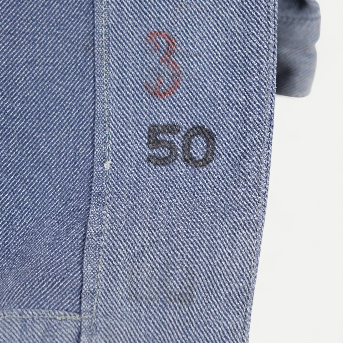USED BLUE SWISS DENIM JACKET - Image 5